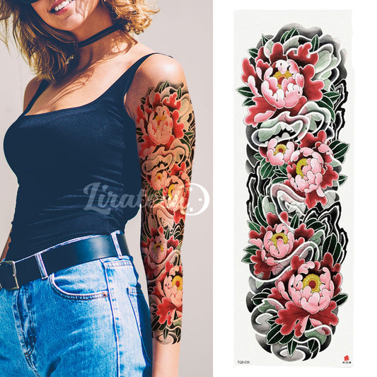Домска временна татуировка цветна водоустойчива temporary tattoo liratech.bg